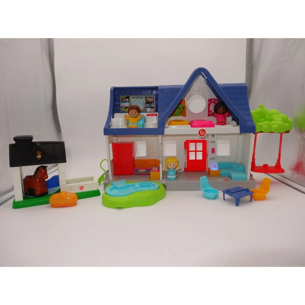 Fisher-Price Little‎ People Friends Together Play House and Horse Stable Playset